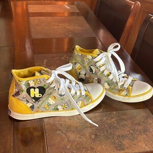 HARA JUKU LOVERS Hightop Sneakers; Super Cute & Rare!!
